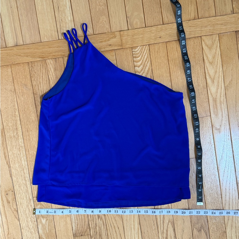 Monteau  Royal Blue One Strap Camisole Blouse Women’s